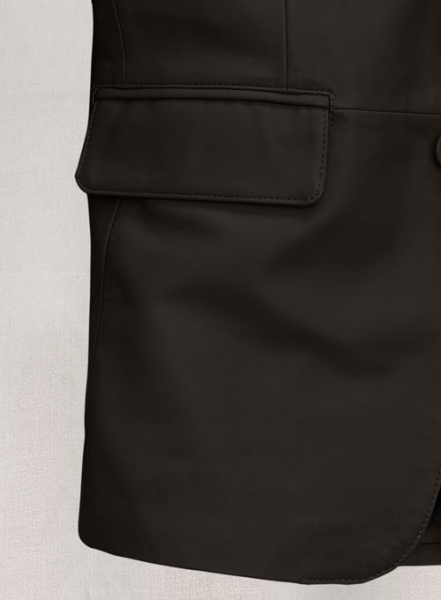 Soft Louis Brown Leather Blazer