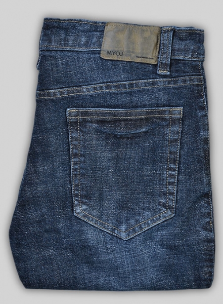 Dodgers Blue Indigo Wash Whisker Stretch Jeans