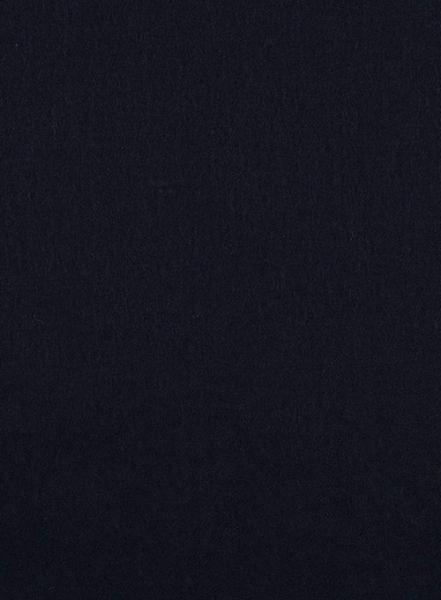 Dark Navy Flannel Wool Pants