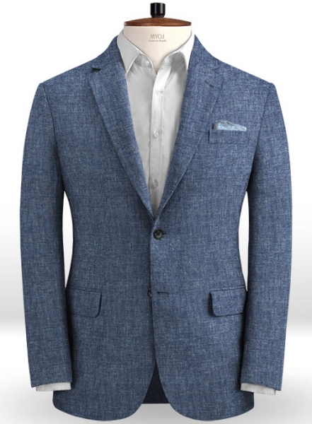 Solbiati Cadel Blue Linen Suit