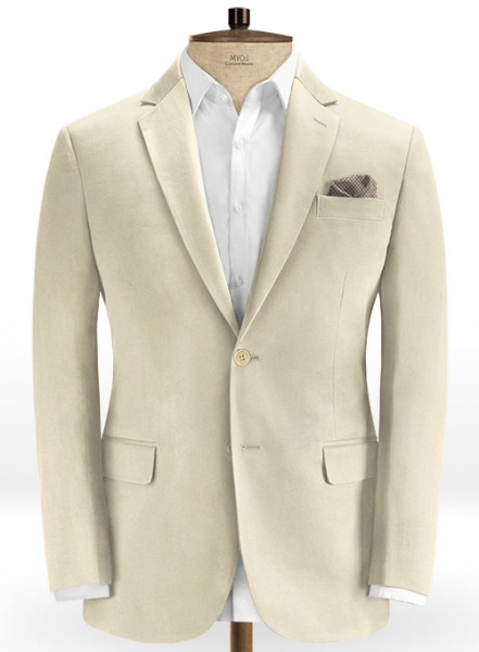 Mid Khaki Fine Twill Suit