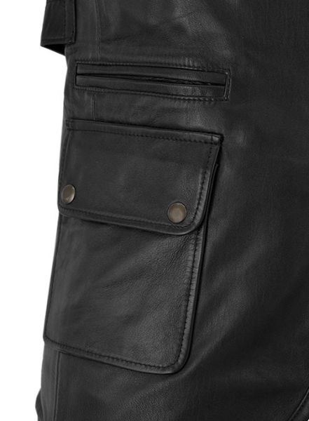 Jean-Claude Van Damme Until Death Leather Blazer