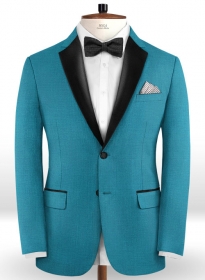 Napolean Yale Blue Wool Tuxedo Jacket