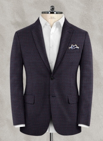 Reda Wine Cerez Tweed Jacket