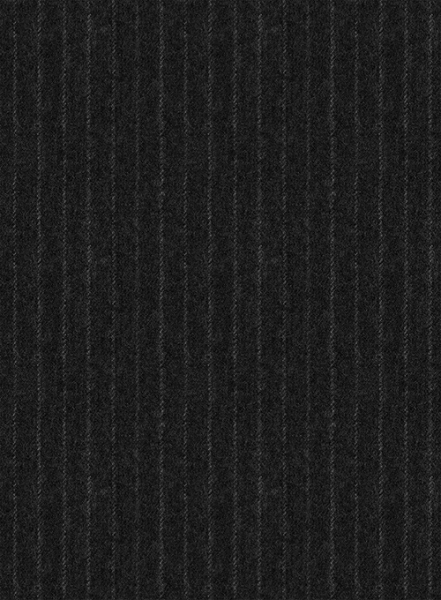 Light Weight Black Stripe Tweed Pants