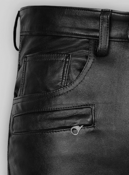 Leather Biker Jeans - Style #555