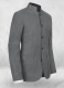 Frosted Mid Gray Terry Rayon Breezer Style Jacket