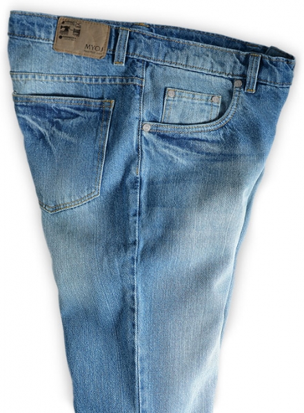 Sterling Blue Stone Wash Whisker Jeans