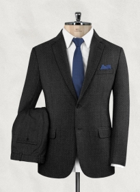 Birdseye Wool Charcoal Suit