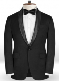 Black Wool Tuxedo Jacket Black Wool Tuxedo Jacket