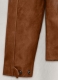 Cognac Military M-65 Leather Jacket