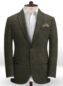 Harris Tweed Houndstooth Isle Green Jacket
