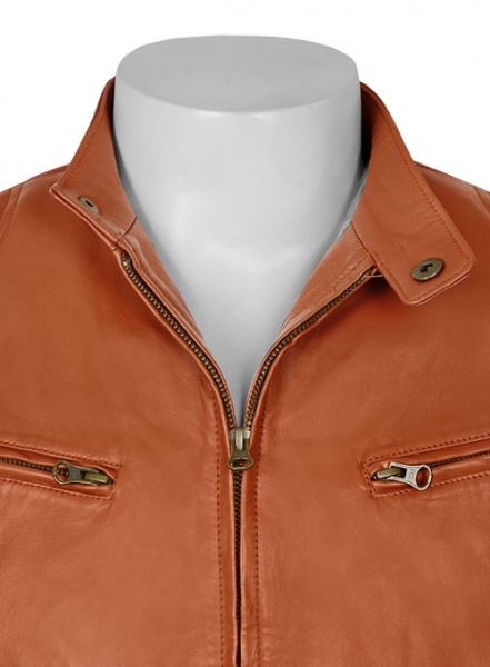 Terrain Brown Leather Jacket # 655
