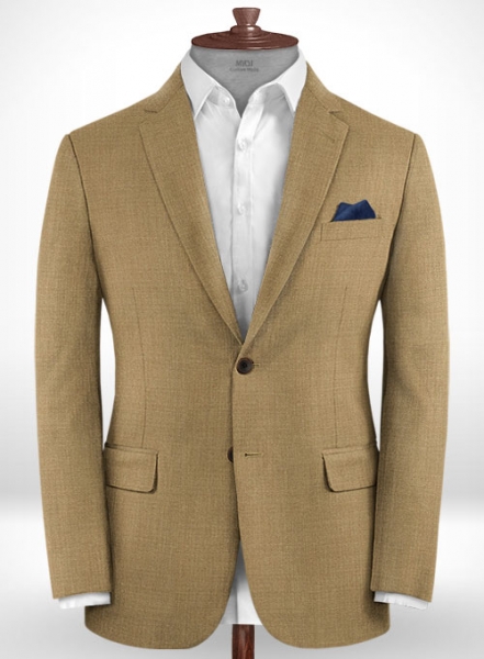 Tan Khaki Wool Jacket