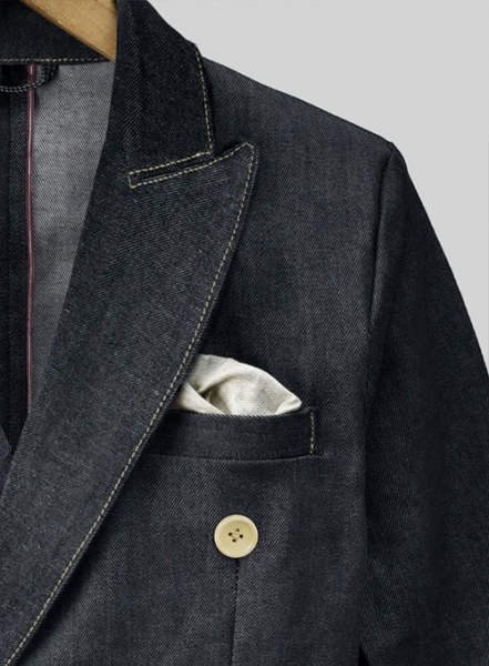 Selvedge Denim Double Breasted Blazer