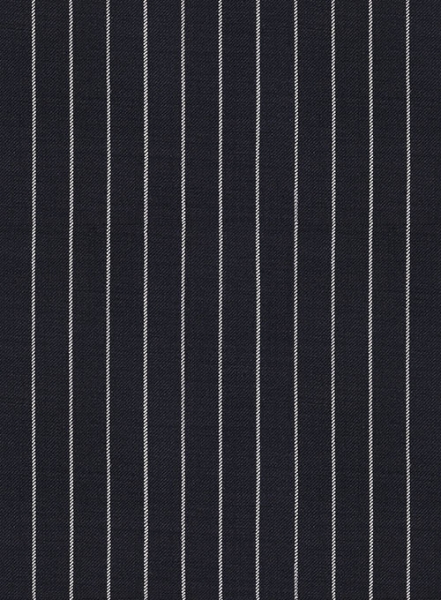 Napolean Dark Blue Stripe Wool Pants