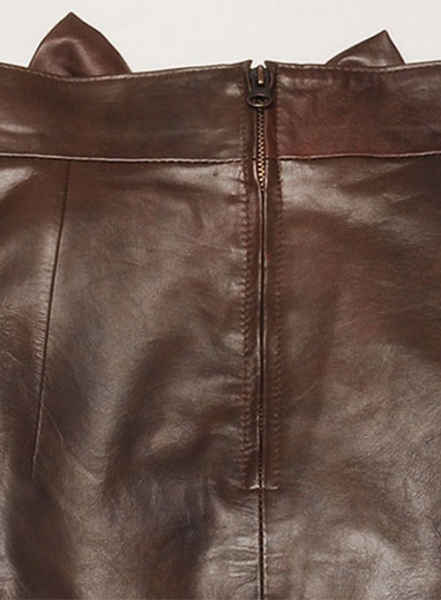 Bow Babe Leather Skirt