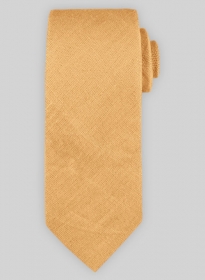 Linen Tie - Pure Pale Orange