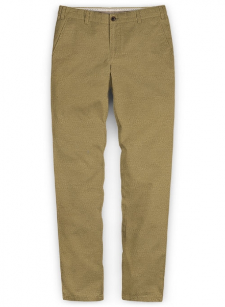 Khaki Peach Finish Chinos