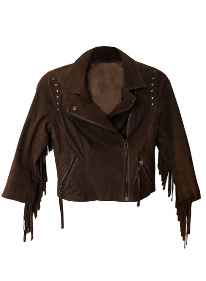 Leather Fringes Jacket #1011