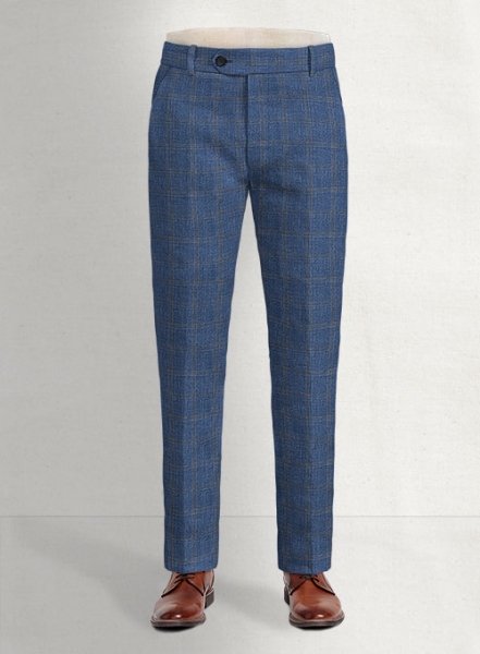 Italian Linen Ardono Checks Pants