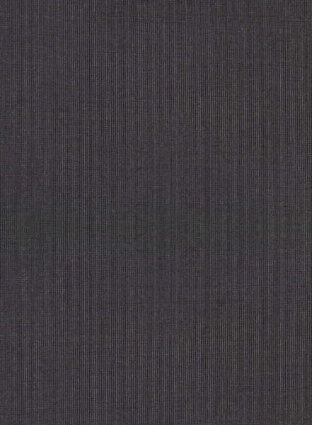 Caviar Weave Dark Gray Wool Suit