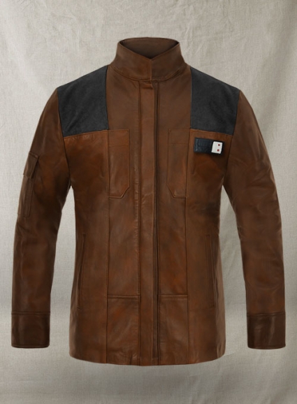 Spanish Brown Alden Ehrenreich Solo Leather Jacket