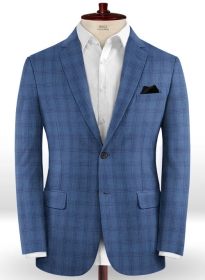 Napolean Mirrow Blue Wool Jacket