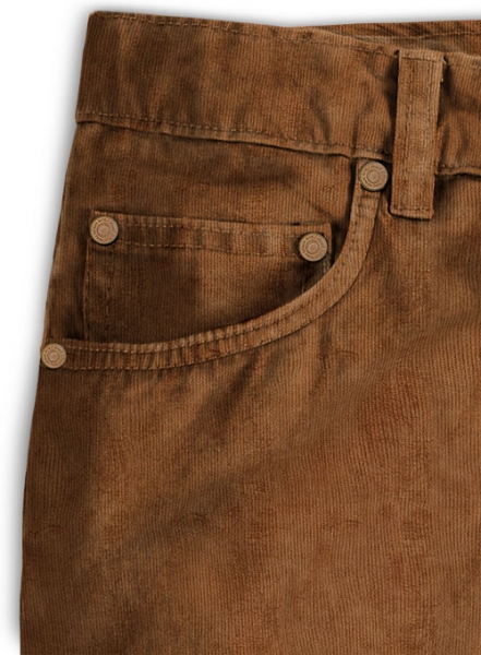 Yam Beige Stretch Corduroy Jeans - 21 Wales