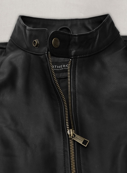 Black Mark Wahlberg Uncharted Leather Jacket