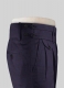 Napolean Eggplant Double Gurkha Wool Trousers