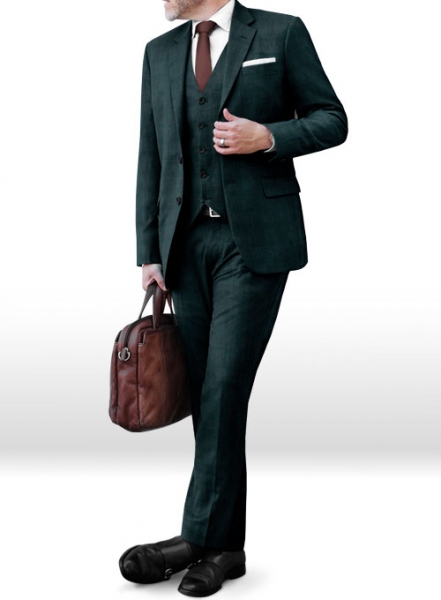 Napolean Gun Blue Wool Suit