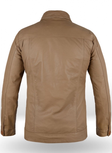 Soft King Brown Washed Transformers Mark Wahlberg Leather Jacket