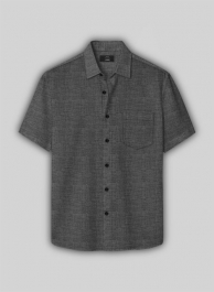 Filafil Poplene Gray Shirt - Half Sleeves