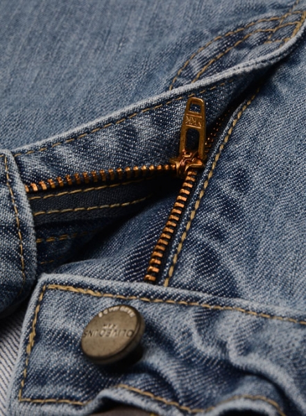 Smokey Blue Jeans - Stone Wash