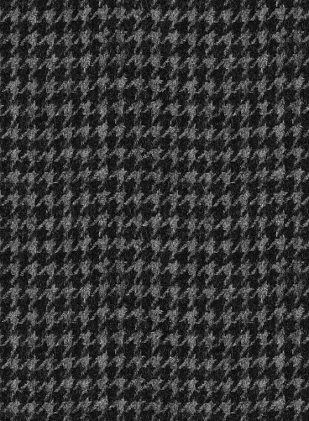 Italian Gray Houndstooth Tweed Jacket
