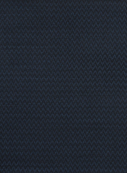 Napolean Wave Blue Black Wool Pants