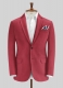 Caccioppoli Cotton Gabardine Tango Red Suit