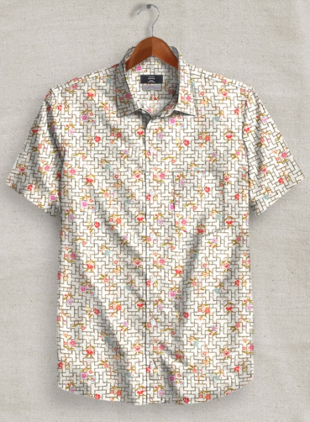 Liberty Iribel Cotton Shirt - Half Sleeves