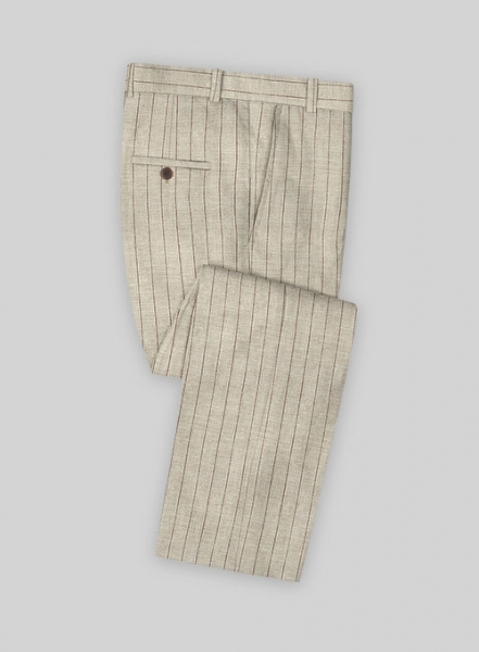 Solbiati Linen Wool Silk Occhi Pants