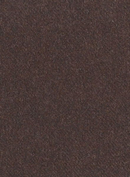 Brown Heavy Tweed Pea Coat