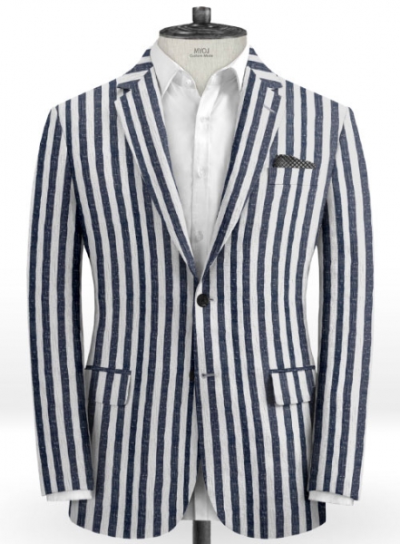 Caccioppoli Seersucker Pierre Suit