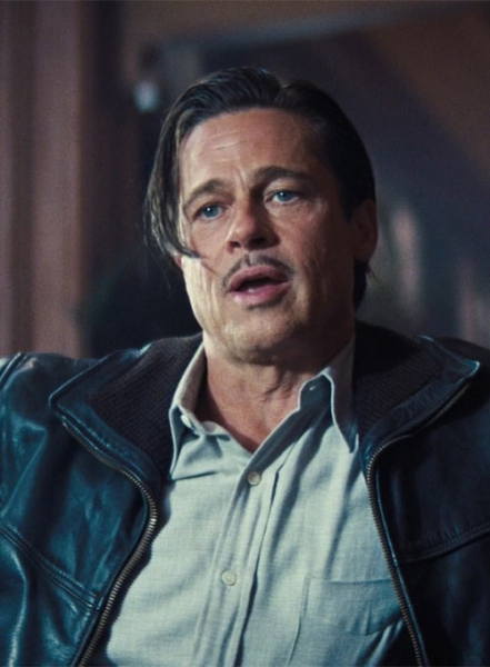 Brad Pitt Babylon Leather Jacket