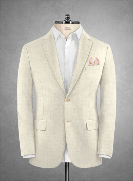 Stretch Boxy Fawn Wool Jacket