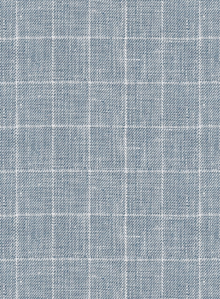 Italian Linen Lusso Cadet Blue Jacket