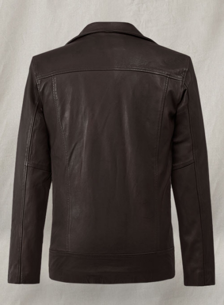 Dauntless Brown Biker Leather Jacket