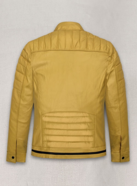 Yellow Andrew Tate Leather Jacket