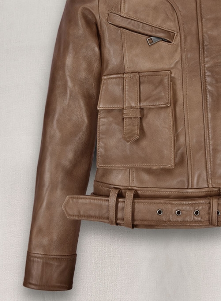 Espanol Timber Brown Leather Jacket #517