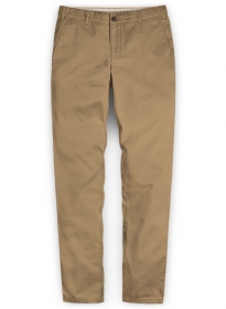 Stretch Summer Weight Dark Khaki Chino Pants