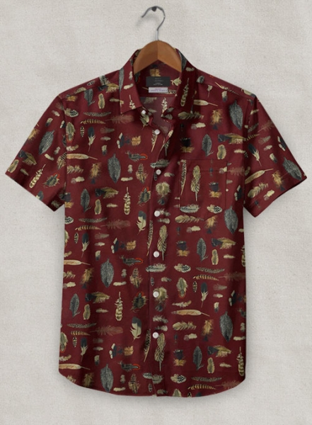 Liberty Bompeo Cotton Shirt - Half Sleeves